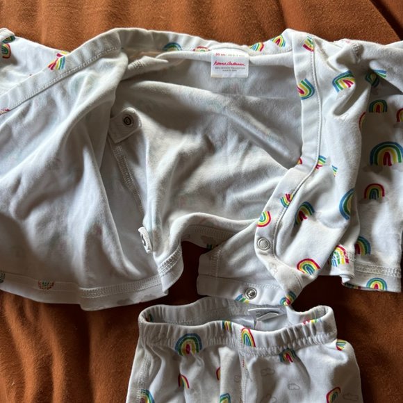 Rainbows Hanna Anderson Two Piece for Baby - Picture 2 of 3